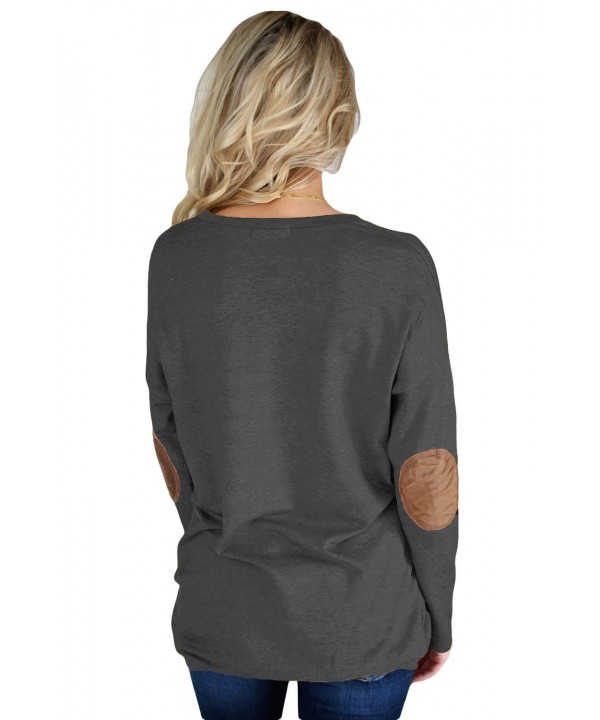 Black Elbow Patch Sweatshirt