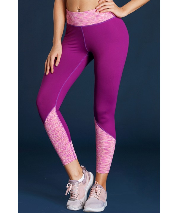 Purple Essential Active Capri Leggings