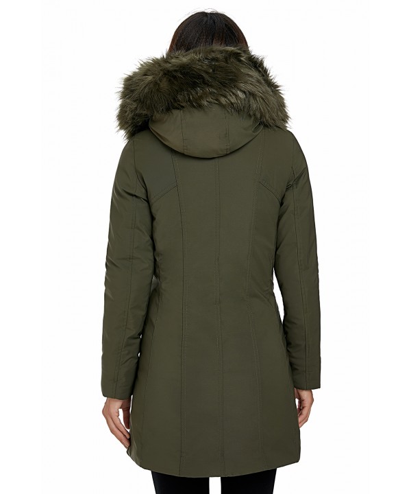 Fur Hooded Winter Rookie Army Green Parka Jacket