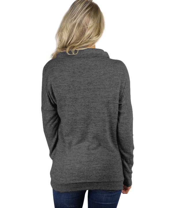 Charcoal Heathered Kangaroo Pocket Sweatshirt